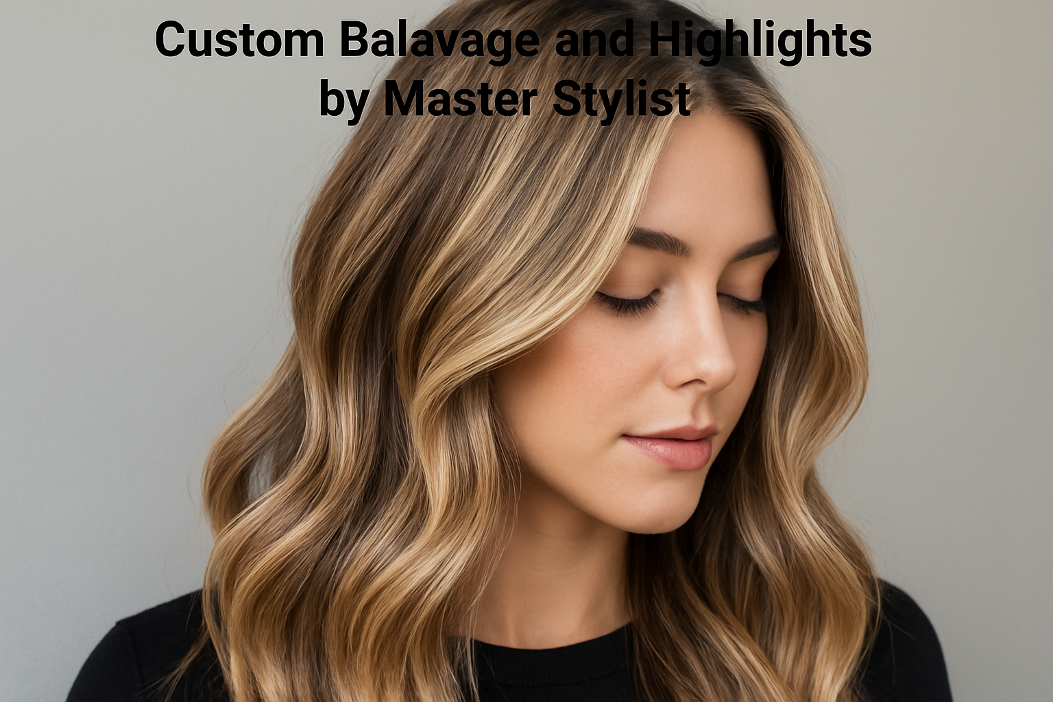 Custom Balayage and Highlights by Master Stylist